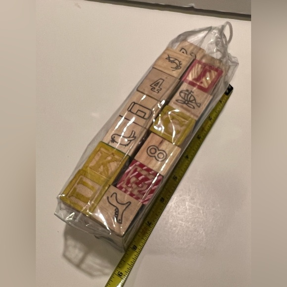 NWOT KID’S WOODEN ALPHABET/ LEARNING BLOCKS. - Picture 6 of 6